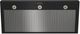 Thor Kitchen® 48" Professional Black Wall Mount Pyramid Range Hood-4