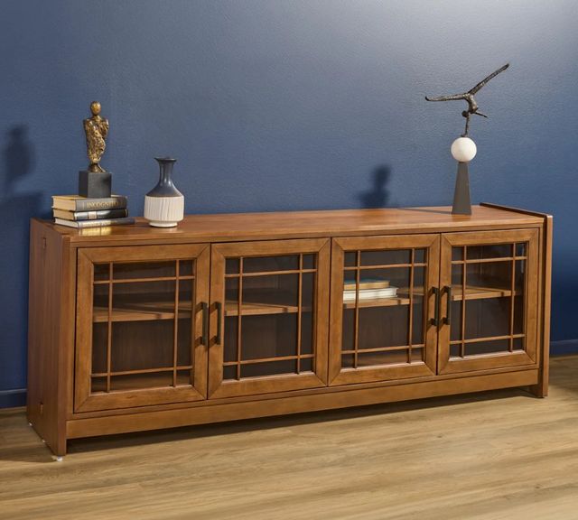 Flexsteel® Lincoln Walnut Entertainment Console-1