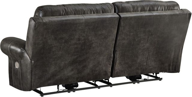 Signature Design by Ashley® Grearview Charcoal Power Reclining Sofa-2