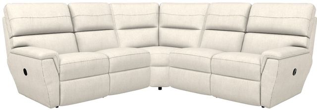 La-Z-Boy® Ava Ivory Reclining Sectional with Custom Layout Options-0