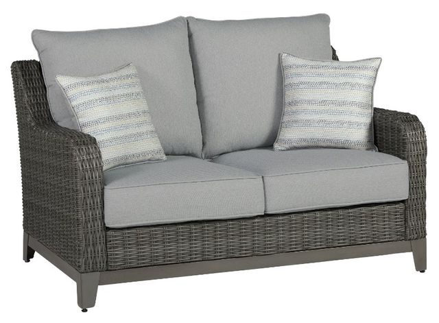 Signature Design by Ashley® Elite Park 2-Piece Gray Outdoor Seating Set-1