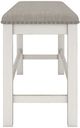Signature Design by Ashley® Robbinsdale Antique White/Light Gray Dining Bench-2