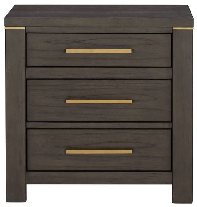 Mazin Furniture Scarlett Brownish Gray Nightstand-1