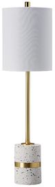 Signature Design by Ashley® Maywick White/Brass Desk Lamp-0