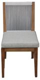 Nest Home Collections Ezra Natural/Tesla Flax/White Rope Dining Chair-0