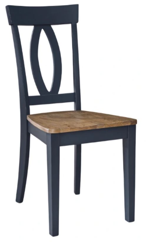 Signature Design by Ashley® Landocken Blue/Brown Dining Side Chair-0