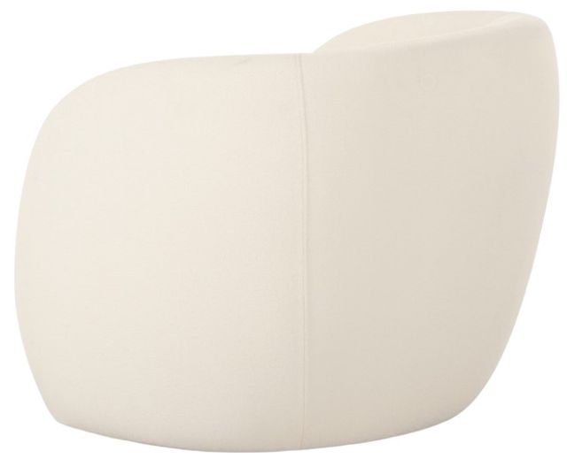 Moe's Home Collection Rae Cream Plastic/Polyester Outdoor Accent Chair-3
