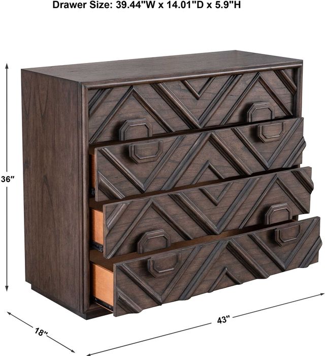 Uttermost® Mindra Walnut Chest-2