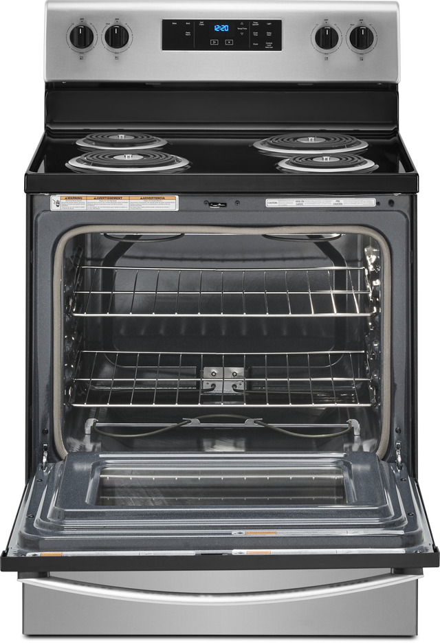 Whirlpool® 30" Stainless Steel Freestanding Electric Range-6