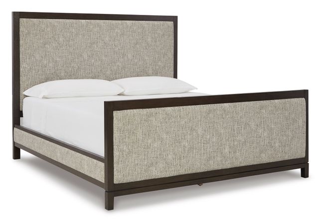 Signature Design by Ashley® Burkhaus Brown King Upholstered Bed-1