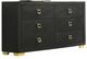 Furniture of America® Latimer Black Dresser-0