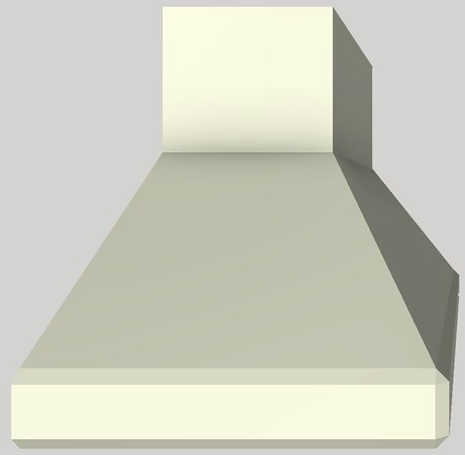 Vent-A-Hood® 66" Biscuit Wall Hood-1