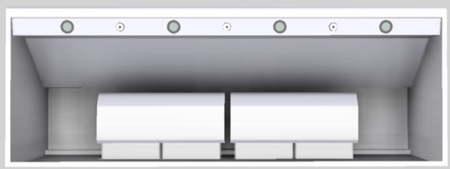 Vent-A-Hood® 66" White Wall Mounted Range Hood-1