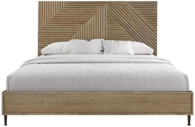 Bernards Linné Wheat King Matrix Panel Bed-2