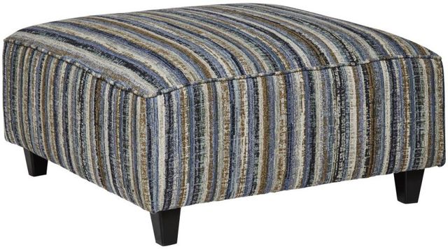 Fusion Furniture Griffin Linen Tin Roof Aluminum Cocktail Ottoman-0
