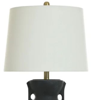 Stylecraft Arlo Black Table Lamp-1