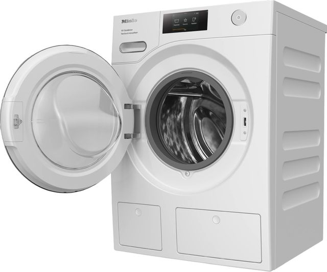 Miele W1 White Edition 2.26 Cu. Ft. Lotus White Front Load Washer-1