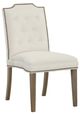 Fairfield® Customizable Entree Dining Empire Short Back Armless Stack Chair with Mica Legs-0