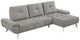 Homelegance® Dominic 2-Piece Dove Gray Right-Arm Facing Sectional and Chaise-0