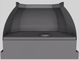 Vent-A-Hood® Designer Series 42" Gunsmoke Wall Mounted Range Hood-4