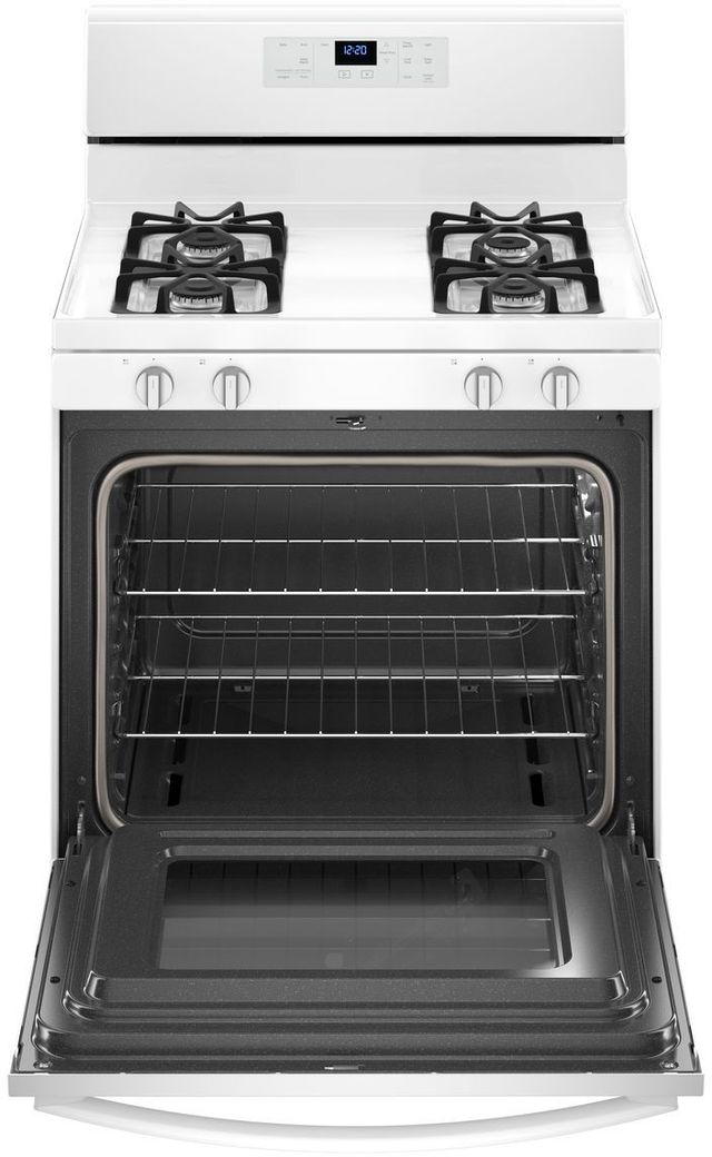 Whirlpool® 29.88" Free Standing Gas Range-White-1