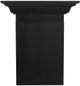 ZLINE Black Stainless Steel Range Hood Crown Molding-5