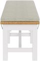 Riverside Furniture Rosalie Brown/Gray/White Caps 82" Dining Bench-3