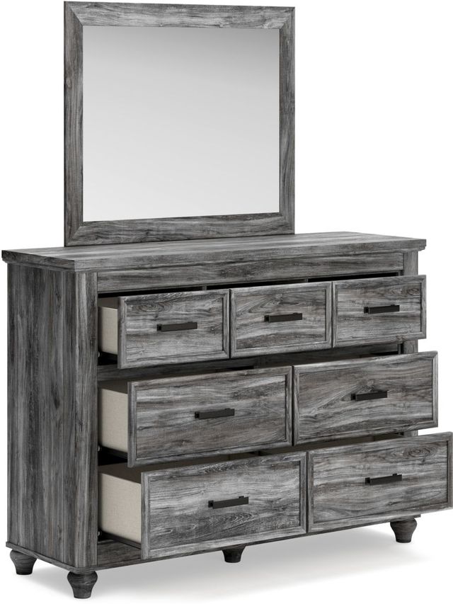 Benchcraft® Thyven Gray Dresser and Mirror -2