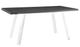Olliix by INK+IVY Obsidian Dark Gray Gathering Table with Chrome Legs-0