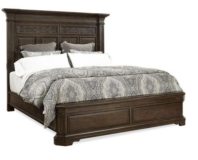 aspenhome® Foxhill Truffle Queen Bed-0