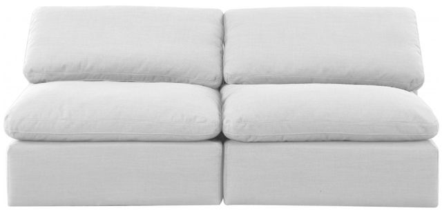 Meridian Furniture Indulge 2-Piece White Sofa-1