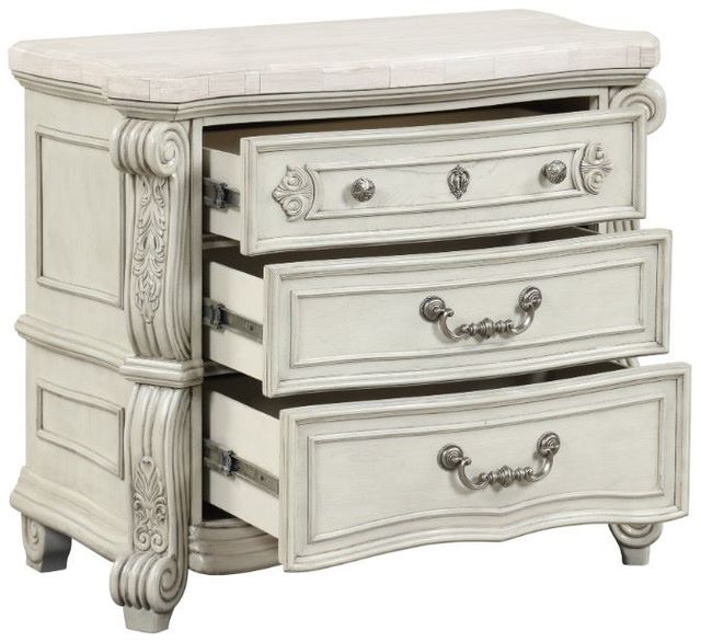 New Classic® Home Furnishings Bianello Vintage Ivory Nightstand-3