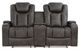 Mazin Furniture Tabor Brownish Gray Power Reclining Loveseat-1