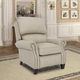 BarcaLounger® Churchill Cashmere Stone Leather Manual Recliner-2
