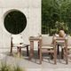 TOV Furniture Cassie 2-Piece Cream/Natural Canvas/Wood Outdoor Dining Chair Set-1