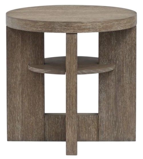 Magnussen Home® Cypress Spiced Brown Round End Table-2