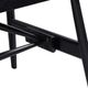 Olliix by Martha Stewart Lachlan Black Wood Accent Bench-3