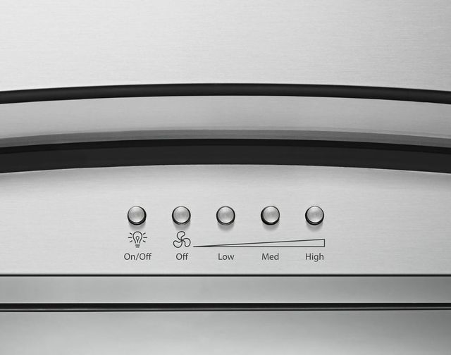 Maytag® 36" Stainless Steel Modern Glass Wall Mount Range Hood-1