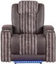 Global Furniture USA U8000 Corduroy Power Recliner with LED-1