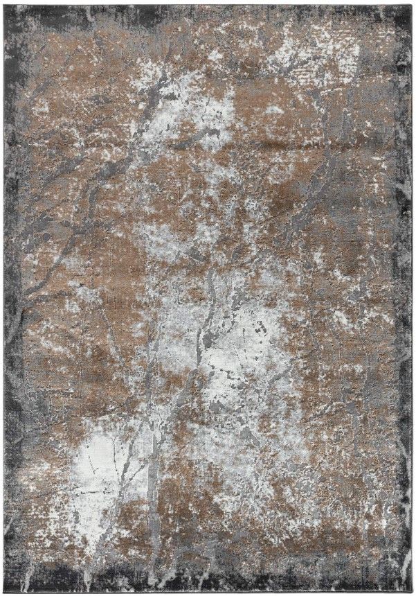MDA Rugs Petra Brown/Gray 5'x8' Area Rug-0