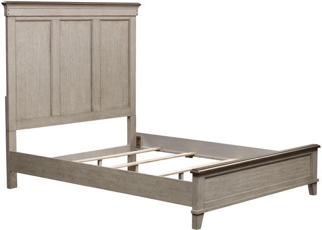 Liberty Furniture Ivy Hollow 3-Piece Dusty Taupe/Weathered Linen Queen Panel Bedroom Set-2