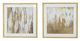 A & B Home 2-Piece Beige/Gold/Gray Wall Art Set-1