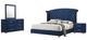 Coaster® Melody 4-Piece Pacific Blue California King Bedroom Set-0