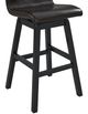 Elements International Rylan Dark Expresso Swivel Bar Stool-3