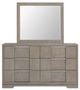 Elements International Kelis 4-Piece Gray Queen Panel Bedroom Set-2