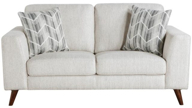 Homelegance® Broadway Silver Cloud Loveseat-2