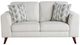 Homelegance® Broadway Silver Cloud Loveseat-2