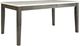 ACME Furniture Merel White Marble Top Dining Table with Gray Oak Base-0