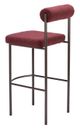 Zuo® Modern Livorno Bronze/Red Barstool-4