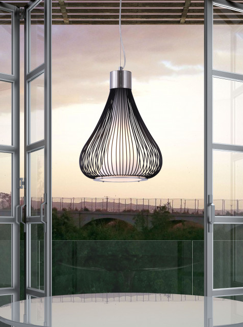Zuo® Modern Interstellar Black Ceiling Lamp-2
